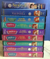 vintage LOT 9 VHS WALT DISNEY
