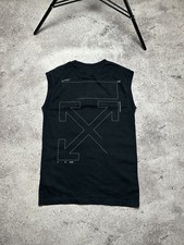 OFF-White Canotta Nera Camicia