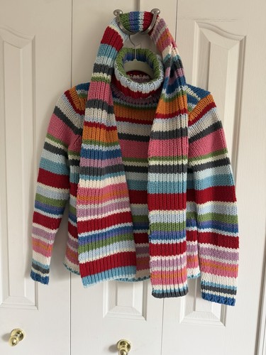 Set sciarpa collo - alto, maglia