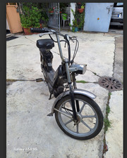 motorino garelli. a pedali