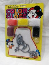 COLOR GLASS SERIE DISNEY PAPERINA GIOCO CREATIVO CRISTALLI PLASTICA ANNI 70/80