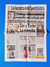 GAZZETTA DELLO SPORT 25 GENNAIO 2001 DALMAT ALL'INTER-ZIDANE-JUVENTUS-POZZECCO