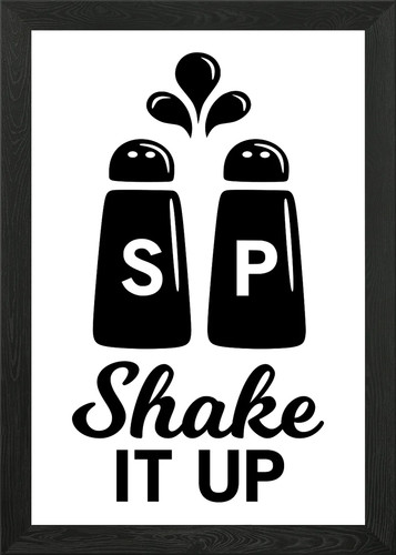 Quadro stampa tela shake it - stampa,