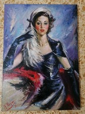 Ritratto Di Donna Dipinto olio