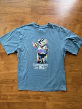 Mercato Mercato Arte Contemporanea Mercato T-Shirt Grande Orso Polo Blu Teal
