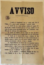 AVVISO DITTA VINCENZO CANDIOTTI FOLIGNO CONCIATURA CERA SANSA MOLATURA SAPONE