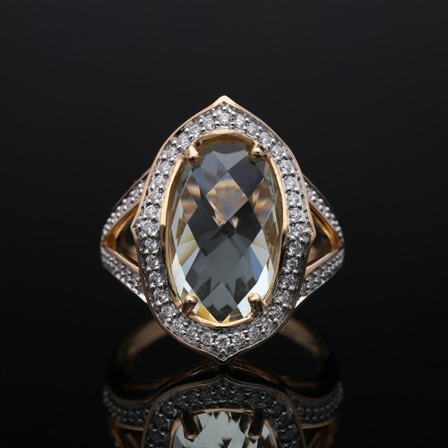 Anello oro brillanti diamanti