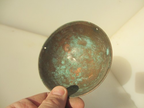 Victorian copper scale pans - victorian,