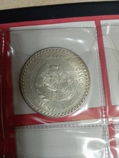Moneta Messico 5 Pesos Argento