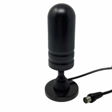 ANTENNA TV DIGITALE TERRESTRE PORTATILE AMPLIFICATA DVB-T 25DB AUTO CAMPER CASA