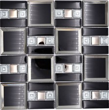 Mosaico Piastrelle Argento