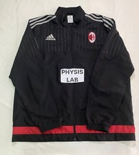 GIACCA TUTA CALCIO TRACKTOP FELPA MILAN ADIDAS FOOTBALL VINTAGE 2015 TAGLIA XL
