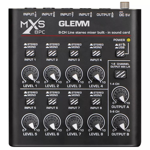 Glemm mxs 8pc mixer - mixer, canali