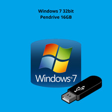 Recovery Installazione Windows 7 32bit Chiavetta Riparazione Inclusa Attivazione