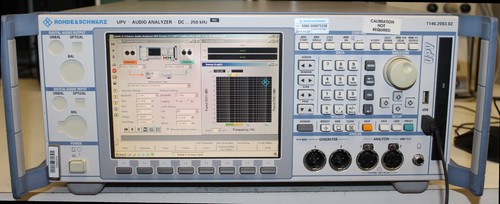 Rohde schwarz upv audio - rohde, &