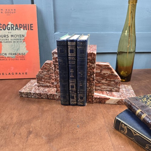 Serre livres anciens marbre - serre-livres,
