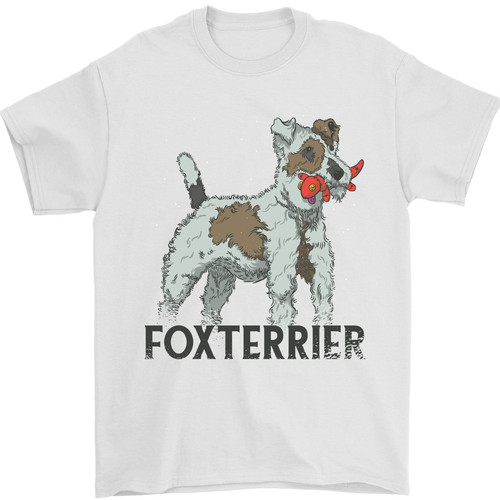 Shirt uomo fox terrier con - t-shirt,