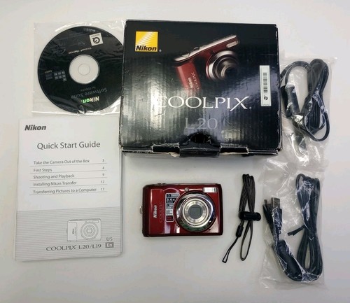 Nikon coolpix l20 rossa - l20, 10