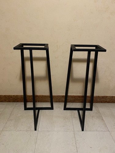 Piedistalli metallo vintage - metallo,