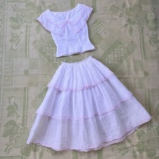 Set picnic due pezzi organdia