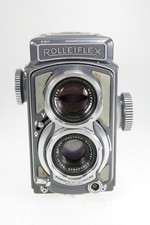 Rolleiflex bambino grigio con croce sartoriale. Xenar 3,5/60 mm #2062046