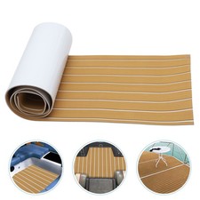 1 Rotolo Teak Finto Pavimento
