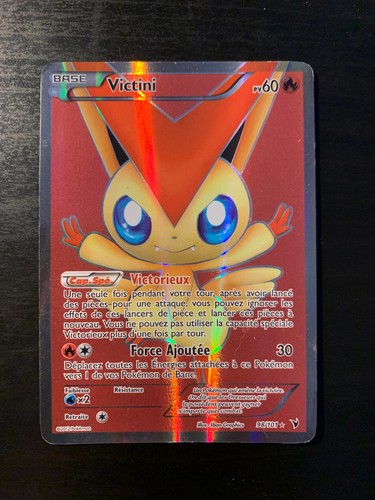 Carte pokémon victini - pokémon, :