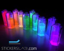 Polvere fosforescente che si illumina al buio ad alta intensità in 7 colori !