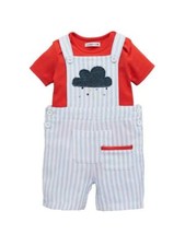 Baby Boys Dungaree & Bodysuit