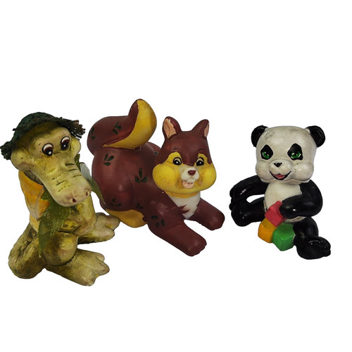 Set tre statuina porcellana - set, di