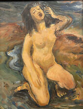 Armando Baldinelli (1908-2002), Ritratto di fanciulla, olio su cartoncino