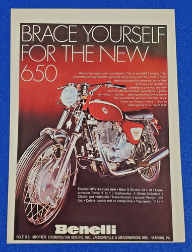 Moto benelli 650 - 650, tornado