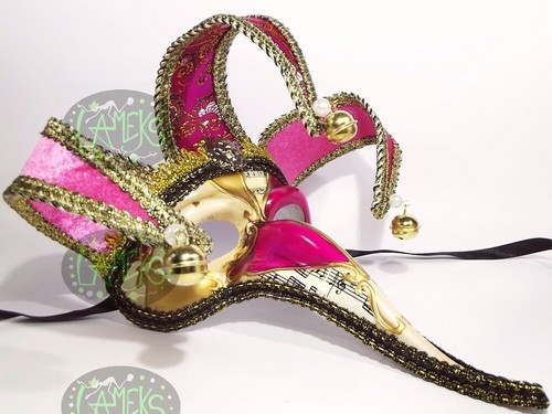 Maschera veneziana becco - veneziana,