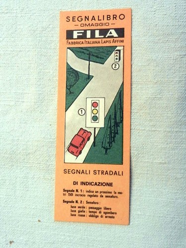 Segnalibro fila segnali - segnalibro,
