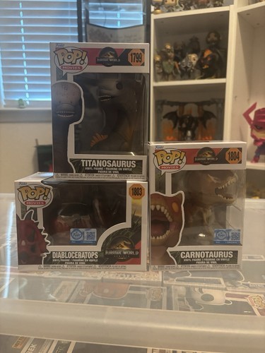 Lotto funko pop - jurassic, world