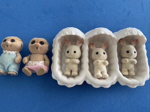 Sylvanian families triplets - families,