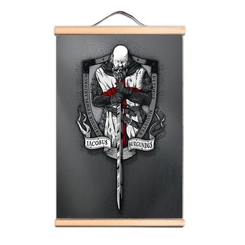 Quadro rotolo cavalieri - quadro,