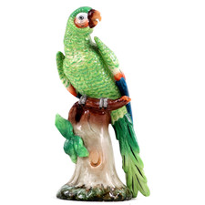 Edme Samson Porcelain Parrot