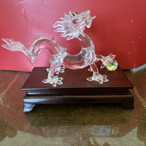 Statuina drago cristallo - drago,