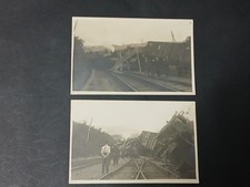 TRENI FERROVIE INCIDENTE FERROVIARIO LOTTO 2 CARTOLINE FOTOGRAFICHE