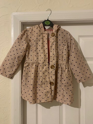 Cappotto bambina stampa cuore - cappotto,