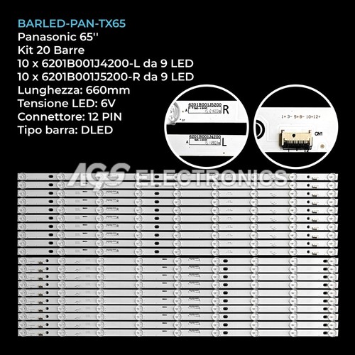 Kit barre strip - barre, led