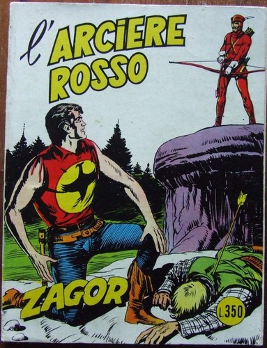 Zagor zenith arciere rosso - zenith, l'arciere