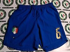 6 BARZAGLI MATCH WORN SHORTS ITALY 2007 CALCIO FOOTBALL SOCCER PANTALONCINI