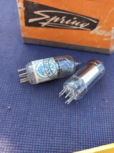 Valvole radio d - valvole, d'epoca