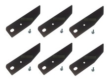 6 coltelli tosaerba da 9,3 cm