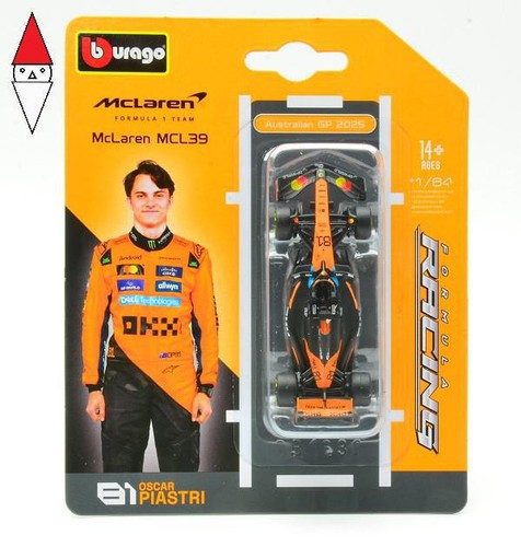 Burago mclaren f1 mcl39 - burago,