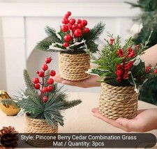 Set da 3 piante artificiali in