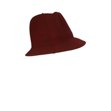 CAPPELLO DONNA IN FELTRO STILE BORSALINO FANTASIA ROSSO