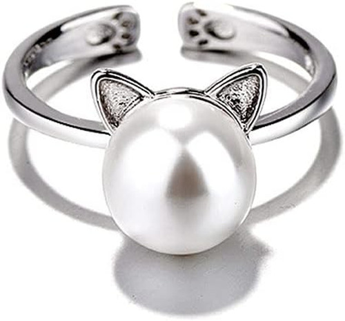 Anelli con perle - finte, forma